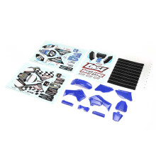 Losi Blue Plastics w/wrapps PM-MX/SM LOS260001 Elec auton/kuorma-auton varaosat