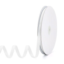 Pieaary White Velvet Ribbon 3/8"""" x 20Yd Erinomainen lahjapaketointiin hiusrusetteihin seppeleiden tekoon h- ja joulujuhlakoristeeksi (valkoinen 3/