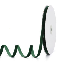 Pieaary Dunkelgrnes Samtband, 0,95 cm x 20 Yards, ideal zum Verpacken von Geschenken, Haarschleifen, Krnzen, Hochzeits- und Weihnachtsfeier-Dekorat