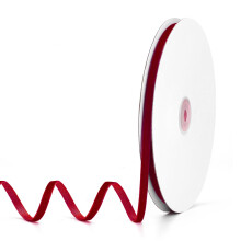 Rotes Samtband von Pieaary, 1/4 Zoll x 20 Yards, ideal fr Geschenkverpackungen, Haarschleifen, Krnze, Hochzeit und Weihnachtsfeier, Dekoration (rot