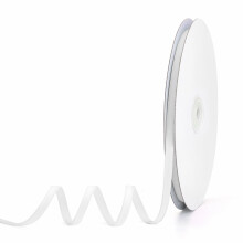 Pieaary White Velvet Ribbon 1/4"""" x 20Yd Erinomainen lahjapaketointiin hiusrusetteihin seppeleiden tekoon h- ja joulujuhlakoristeeksi (valkoinen 1/