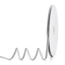 Silbergraues Samtband von Pieaary, 1/4 Zoll x 20 Yards, ideal fr Geschenkverpackungen, Haarschleifen, Krnze, Hochzeit und Weihnachtsfeier, Dekorati