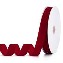 Pieaary Red Velvet Ribbon 1"""" x 20Yd Sopii erinomaisesti lahjapakkaukseen hiusrusetteihin seppeleiden tekoon h- ja joulujuhlakoristeluihin (punaine