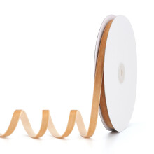 Pieaary Khakifarbenes Samtband, 0,9 cm x 20 m, ideal zum Verpacken von Geschenken, Haarschleifen, Krnzen, Hochzeits- und Weihnachtsfeier-Dekoration
