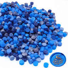 600 Stck Wachssiegelperlen, blaue Siegelwachsperlen fr Wachssiegel, Stempel, Wachssiegelperlen-Set mit 6 Farben, perfekt zum Versiegeln von Ges
