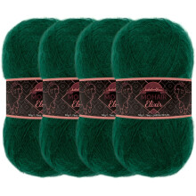 JubileeYarn Mohair Elixir Garn - Babyuldsblanding - 50 g/n?ste - Forbidden Fruit - 4 n?gler