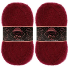 JubileeYarn Mohair Elixir Garn  Babywollmischung  50 g/Strang  Manhattan  2 Strnge