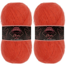 JubileeYarn Mohair Elixir Garn - Babyuldsblanding - 50 g/n?ste - Mimosa - 2 n?gler