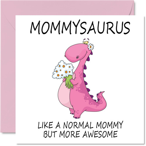 Κάρτες Γενεθλίων Stuff4 για τη Μαμά - Mommysaurus - Κάρτα για τη Μάνα από Γιο/Κόρη
