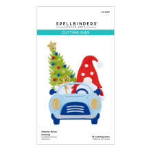 Spellbinders Etched Dies-Gnome Drive Holiday S41297