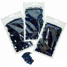 16000 STK Sapphire Blue AB Resin Rhinestones for Crafting 3mm 4mm 5mm Flatback Jelly Stones Bulk SS10 SS16 SS20 Diamanter ?delstene til Negle Ans