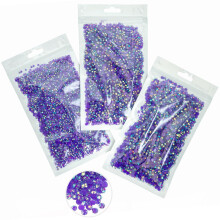 16000kpl Tumma Purppura AB Hartsi strassit askarteluun 3mm 4mm 5mm Violetti Flatback Jelly Stones Bulkki SS10 SS16 SS20 Timantit Kristallit Jalokivet