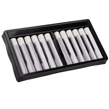 Chazcool 12st mjuka oljepastell Vita oljepastell Mlningsverktyg Ding Pen Brevpapper Inomhusaktiviteter Skolmaterial