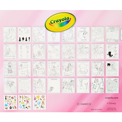Crayola Crayola Color & Sticker Activity Set Princess (vikt) 2