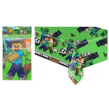 PROCOS Tovaglia in plastica per feste Minecraft (180x120 cm)