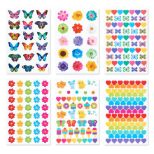 American Greetings 867-Count joukkotarrat lasten perhosille ja kukille