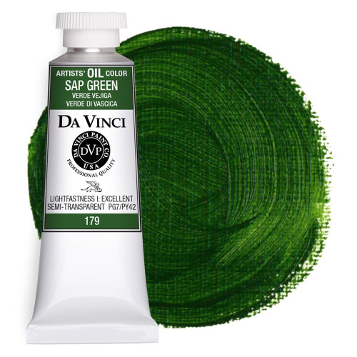 DA VINCI PAINTS Professionele Olieverf, Sapgroen, 37mL