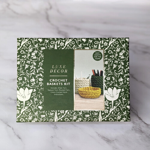 Luxe Décor Crochet Baskets Kit 1