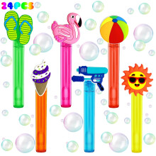 uoyoi Pool Party Favors 24 stk. Sommerboblestave til b?rn Strandboblestav til pool F?dselsdagsfestartikler Klassev?relsespr?mier Pinata Goodie Ba