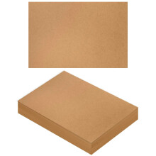 50 Blatt brauner Kraftkarton, 21,6 x 27,9 cm dickes Papier, brauner glatter Karton, schweres Druckerpapier fr Einladungen, Sammelalben, Kunsthandwer