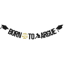 Born to Argue Banner Gratullunk gyvd diplomaoszt buli kitntetsek 2024-es jogi egyetemi osztlya / Letette az gyvdi diplomt Balett kellkek a