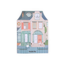 Moulin Roty La pequeρa escuela de danza Libro para colorear y libro de pegatinas con 170 pegatinas - Pαginas divertidas para colorear con temαtic