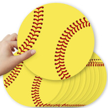 Big Dot of Happiness Grand Slam - Fastpitch Softball - Dekorationer g?r-det-selv-babyshower eller f?dselsdagsartikler til store fester - S?t med