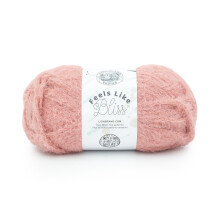 Lion Brand Yarn Feels Like Bliss Garn, 1 Pack, Dusty Rose