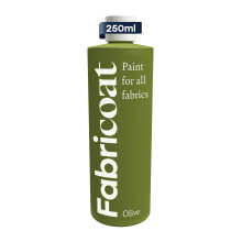 Fabricoat - Textielverf voor meubels - 8,5 oz / 250 ml Olijfgroen - Herstel of verander de kleur van banken Stoelen Bekleding Zacht meubilair Aut