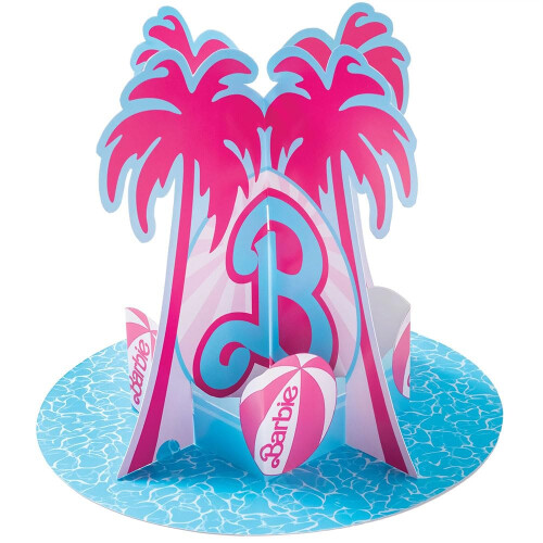 Centre de table pop-up Malibu Barbie