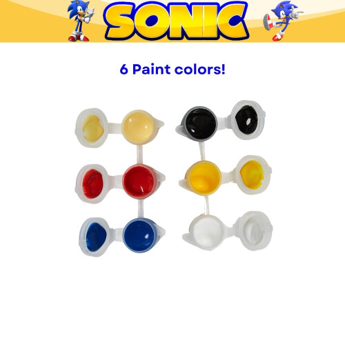 Sonic The Hedgehog DIY Måla Dina Egna Figurer - Sonic & Knuckles 2