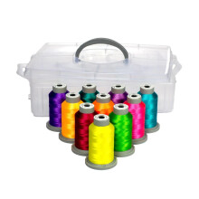 Gleitfaden Nr. 40 Sewing The Summer Collection  10-Farben-Set  je 100 Yards  trilobaler Polyesterfaden zum Quilten, Sticken und Nhen