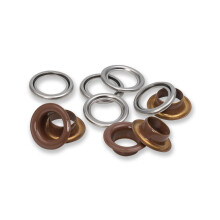 Prym sen Scheiben rot/silberfarbig vearbeitbar mit dem 542542 sen mit Unterlegscheiben rot/silber verwendbar mit dem Vario Creative Tool 11 mm Dunke