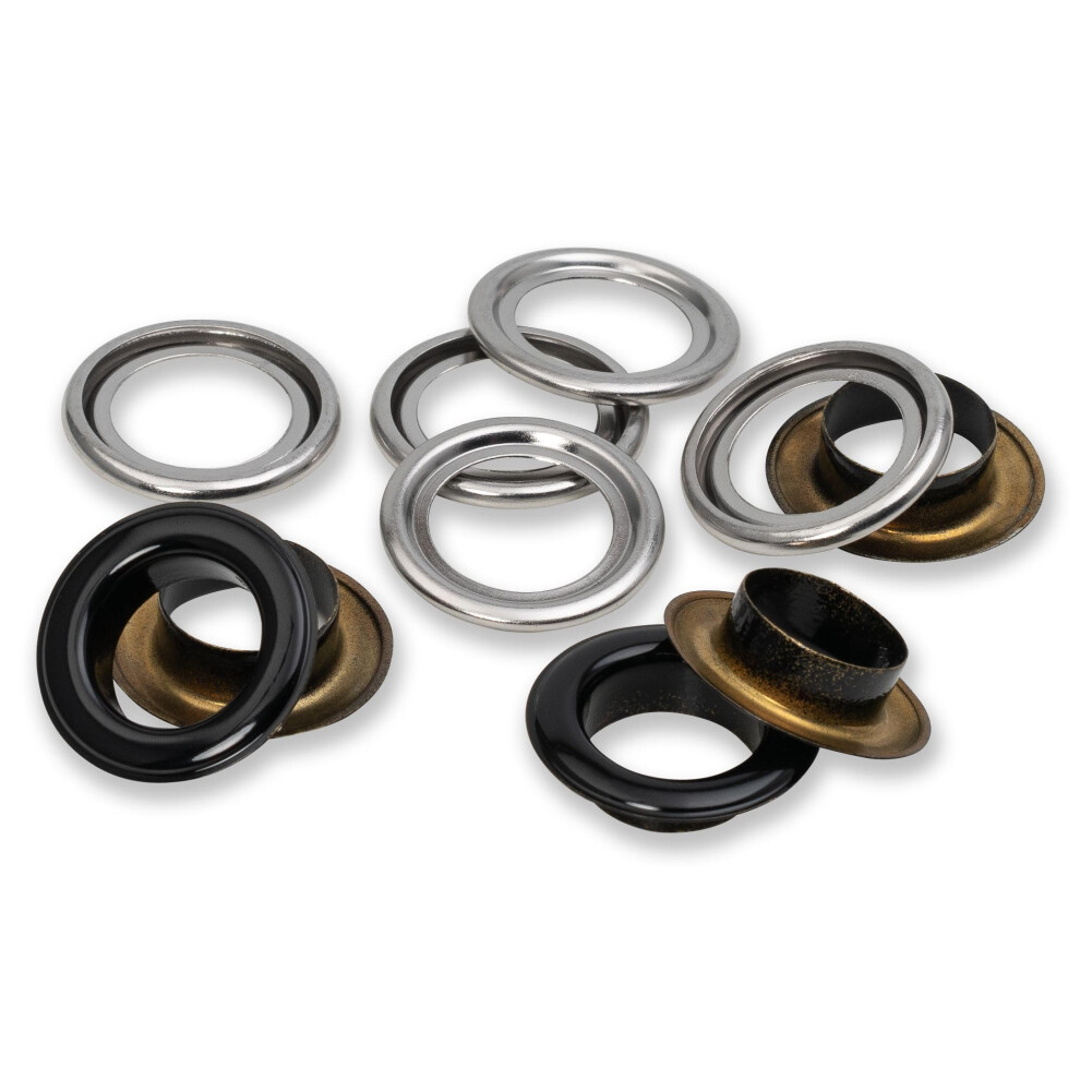 Prym Sen Scheiben Rot/Silberfarbig Vearbeitbar Mit Dem 542542 Eyelets With Washers 11 Mm Can Be Used With The Vario Creative Tool 1 Red/Silver