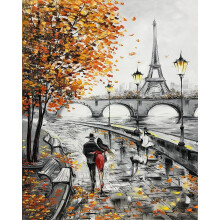 PRASIO Paint by Numbers Kit felnotteknek Kezdo Eiffel-torony Felnott Festk Szm szerint Kszletek Vszonra Barkcsols akril akvarell olajfestk sz