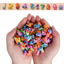 300 Stck se Mini-Radiergummis fr Kinder (Zahlen klein)