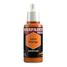 The Army Painter Warpaints Fanatic: Lava Orange 18ml Acrylic Paint WP3099P