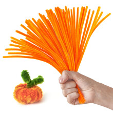100 stuks oranje pijpenragers gekleurde pijpenragers voor handwerk pijpenragers set pijpenragers ambachtelijke kunst en ambachtelijke benodigdhed