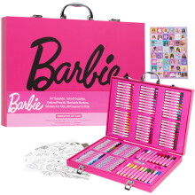 Barbie-vrikynt Taidetarvikesarja 130 kpl Vritusmerkit Tyttjen Piirustus Lyijykynt Tarvikkeet Matkalaukku vriliiduilla Huopakrjet Taide ja aska