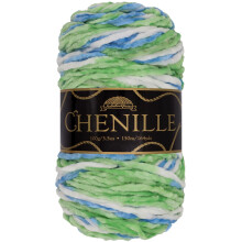 JubileeYarn Chenille-Garn  Kammgarngewicht  100 g/Strang  Farbe 228  Annwn  bunter mehrfarbiger Samt  Hkel- und Strickgarn  1 Strang