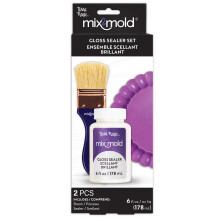 Brea Reese: Mix2Mold Glossy Sealer - 6 fl unssia (178 ml) - Levityssivellin - Hartsi-Keraamihartsi-EcoResin-ksityprojekteihin sis-/ulkokyttn