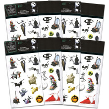 Balcek nlepek Nightmare Before Christmas ~ 100 nlepek Jacka Skellingtona pro potreby na prty Narozeniny Halloween a dal (NBC Party Decorations)