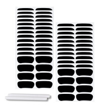 100 Pairs Sports Eye Black Tarrasetti Softball Football Lacrosse Baseball Party Favors -tarrat ja 2 kyn Party Game Day -urheilutarvikkeisiin (musta