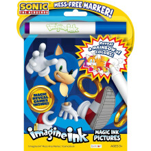 Libro da colorare di Bendon Sonic il riccio | Bomboniere Sonic per bambini con licenza ufficiale (Imagine Ink)