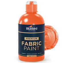 BLUEBIRD Textielverf Tangerine 16,9 Fl Oz - Permanente Textielverf voor Kleding Kostuums Halloween Decoraties DIY Ambachten & Meubelstoffering