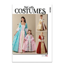 McCall's M8549BB Misses' Prinsessenkostuum Naaipatroon Pakketontwerpcode M8549 Maten S M L XL