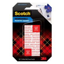 Scotch 9161878 1 x 1 in. Double-Sided Mounting Squares
