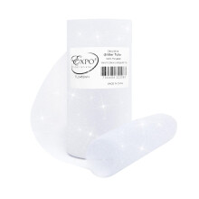 Expo International Decoratieve Fancy Foil Polka Dot Tulle, Rol van 6" X 50 Yards