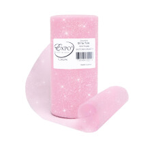 Expo International Decoratieve Fancy Foil Polka Dot Tulle, Rol van 6" X 50 Yards