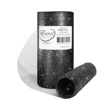 Expo International Decoratieve Fancy Foil Polka Dot Tulle, Rol van 6" X 50 Yards